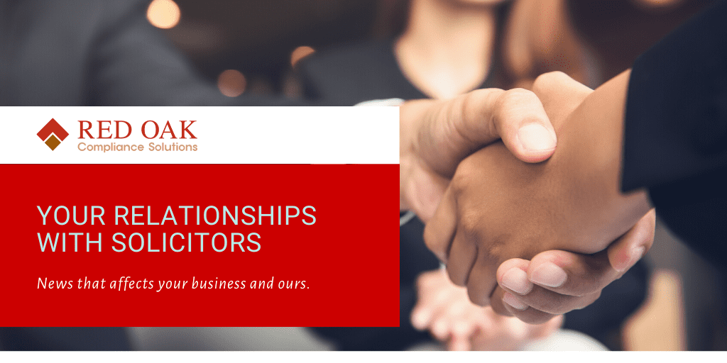 Disclosing your relationship with solicitors