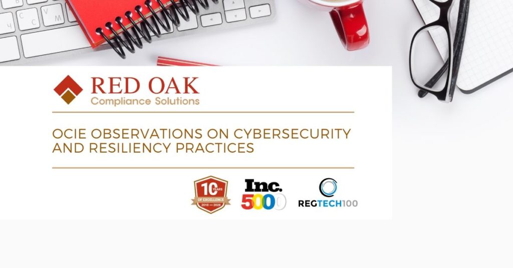 OCIE and cybersecurity practices